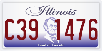 IL license plate C391476