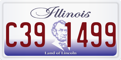 IL license plate C391499