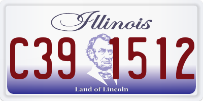 IL license plate C391512