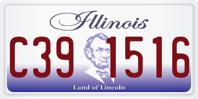 IL license plate C391516
