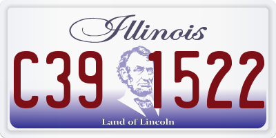 IL license plate C391522