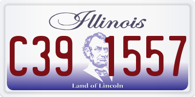 IL license plate C391557