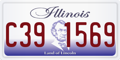 IL license plate C391569
