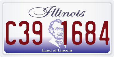 IL license plate C391684