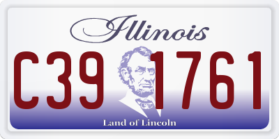 IL license plate C391761