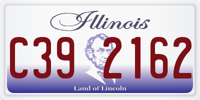 IL license plate C392162