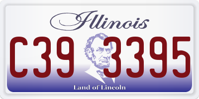 IL license plate C393395