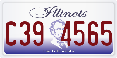 IL license plate C394565