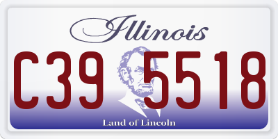 IL license plate C395518