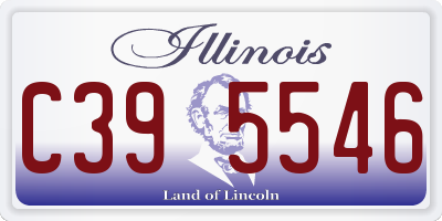 IL license plate C395546