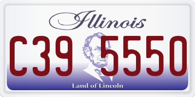 IL license plate C395550
