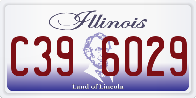 IL license plate C396029