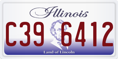 IL license plate C396412