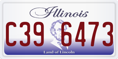 IL license plate C396473