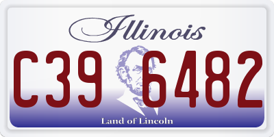 IL license plate C396482