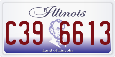 IL license plate C396613
