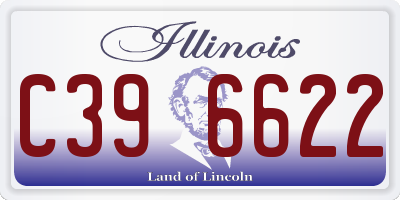 IL license plate C396622