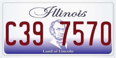 IL license plate C397570