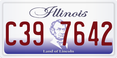 IL license plate C397642