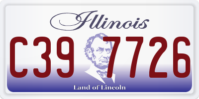 IL license plate C397726