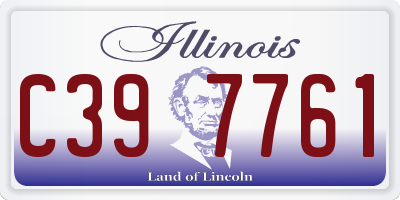 IL license plate C397761