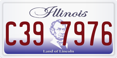 IL license plate C397976
