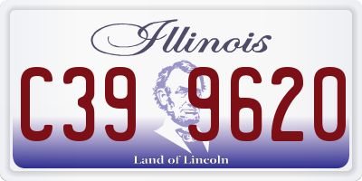 IL license plate C399620