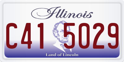IL license plate C415029