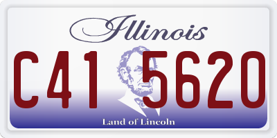 IL license plate C415620