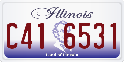 IL license plate C416531