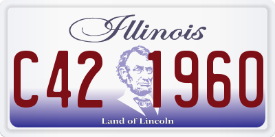 IL license plate C421960