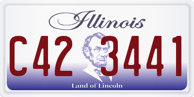 IL license plate C423441
