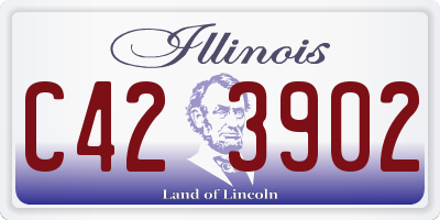 IL license plate C423902