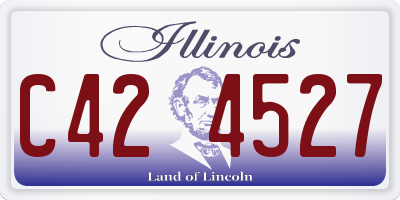IL license plate C424527