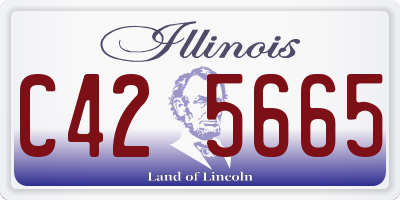 IL license plate C425665