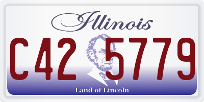 IL license plate C425779