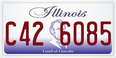 IL license plate C426085