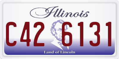 IL license plate C426131