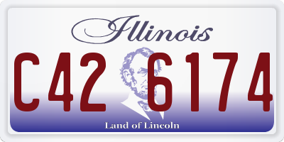 IL license plate C426174