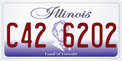 IL license plate C426202