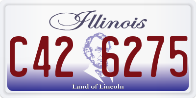 IL license plate C426275