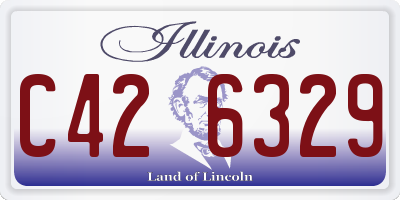 IL license plate C426329
