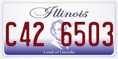 IL license plate C426503