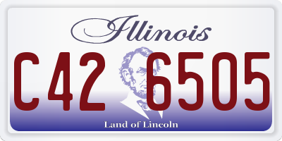 IL license plate C426505