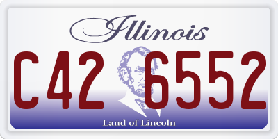 IL license plate C426552