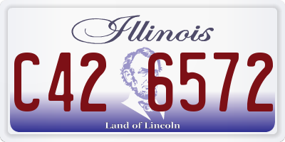 IL license plate C426572