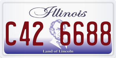 IL license plate C426688