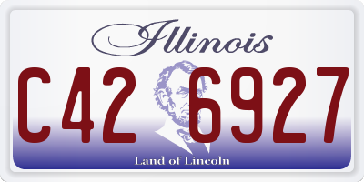 IL license plate C426927