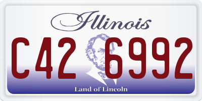 IL license plate C426992