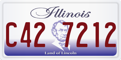 IL license plate C427212